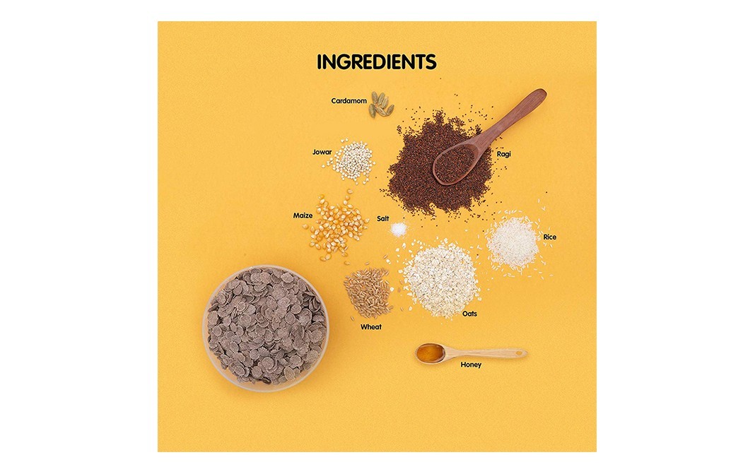 Farmerie Ragi Millet Flakes No Added Sugar   Pack  300 grams